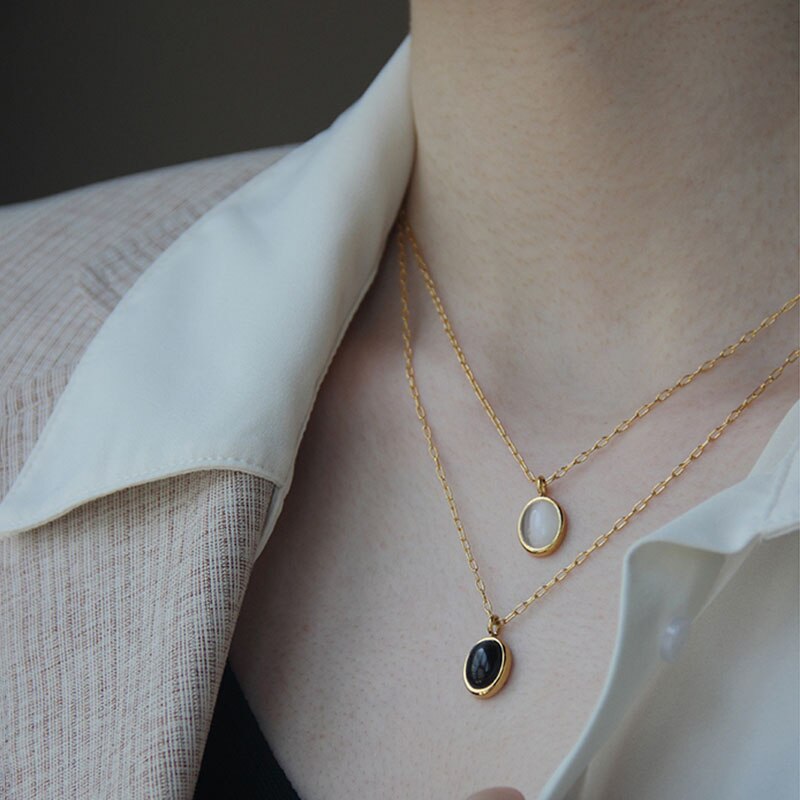 Titanium Steel Clavicle Necklace ⭐4.3
