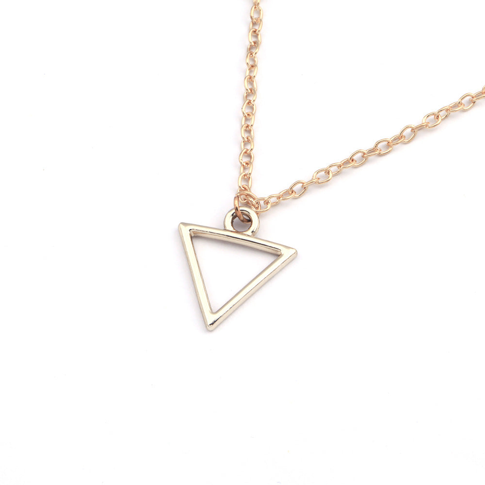 Women's Triangle Pendant Necklace ⭐4.3