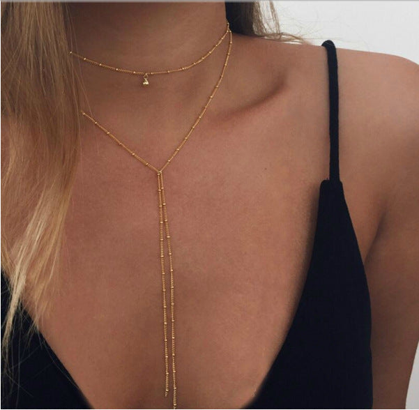 Retro Clavicle electroplating Necklace ⭐4.3