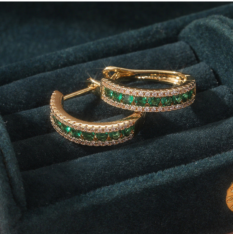 Simple Zircon Shiny Earrings set ⭐4.3