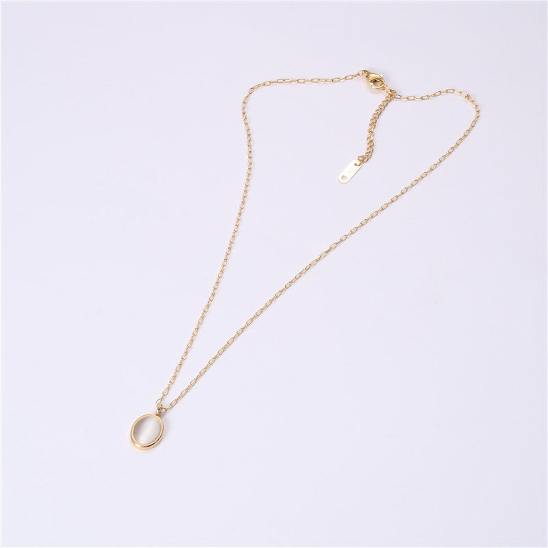 Titanium Steel Clavicle Necklace ⭐4.3