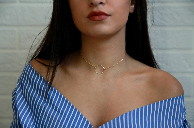 Alloy Ring with chain stlye Necklace ⭐4.2