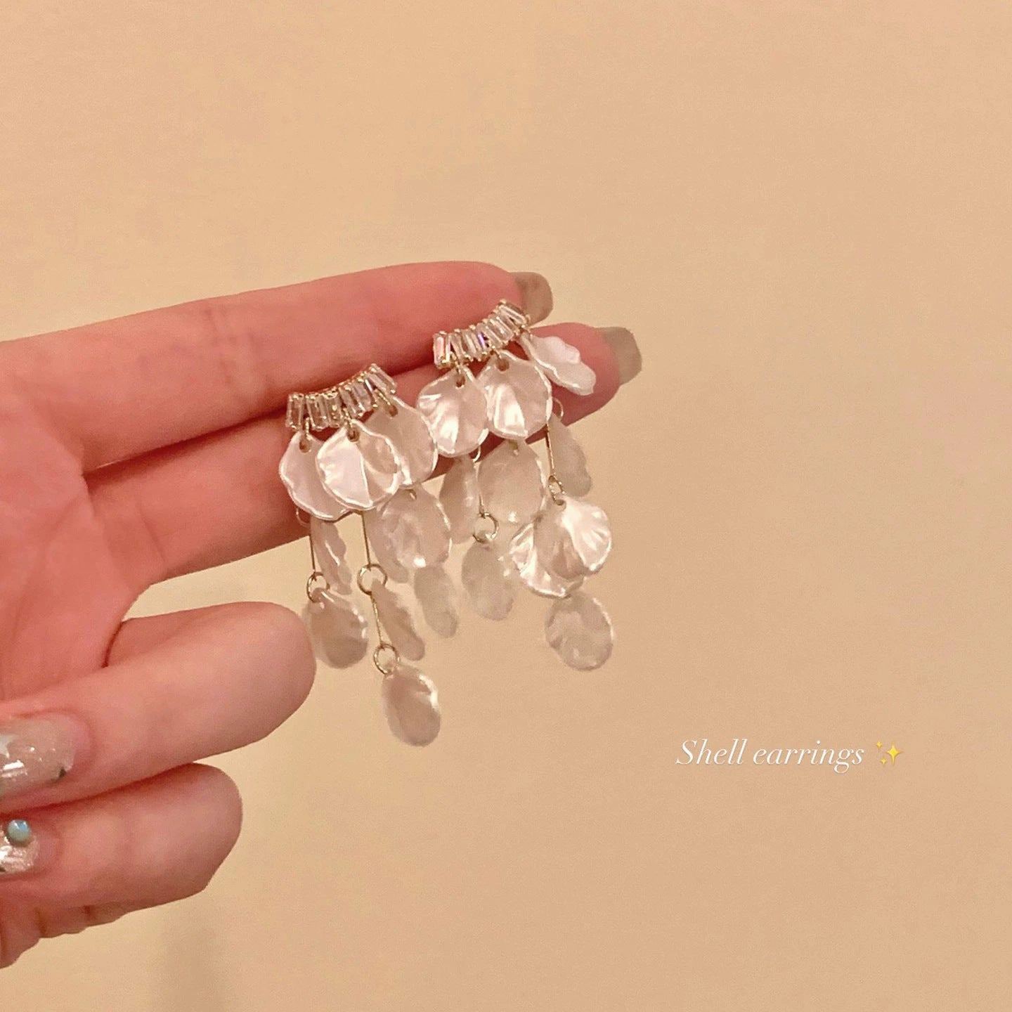 Pearl Flower CZ Stud Earrings set ⭐4.7