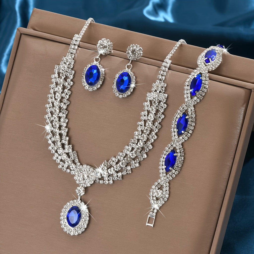 Sapphire Necklace Combo Set ⭐4.6