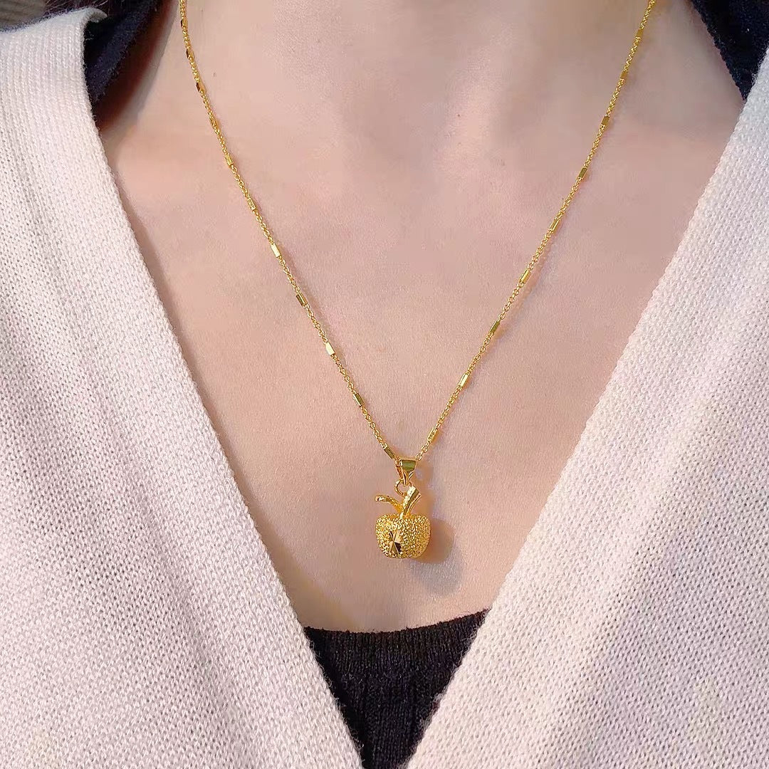 Alloy Sparkling Pendant Necklace ⭐4.6