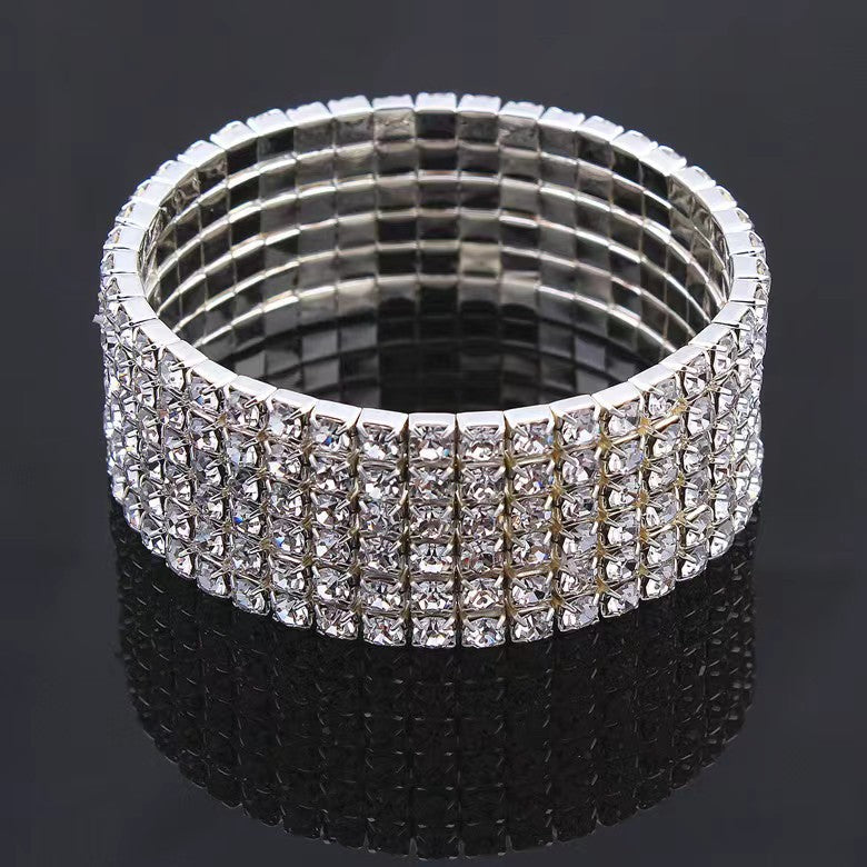 Full Diamond Elastic Bracelet ⭐4.4