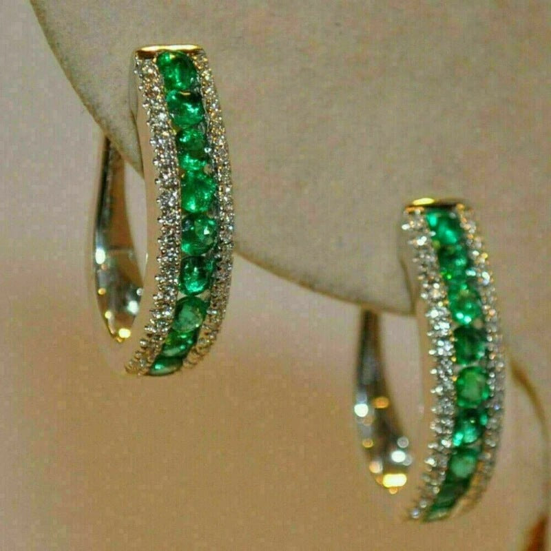 Simple Zircon Shiny Earrings set ⭐4.3