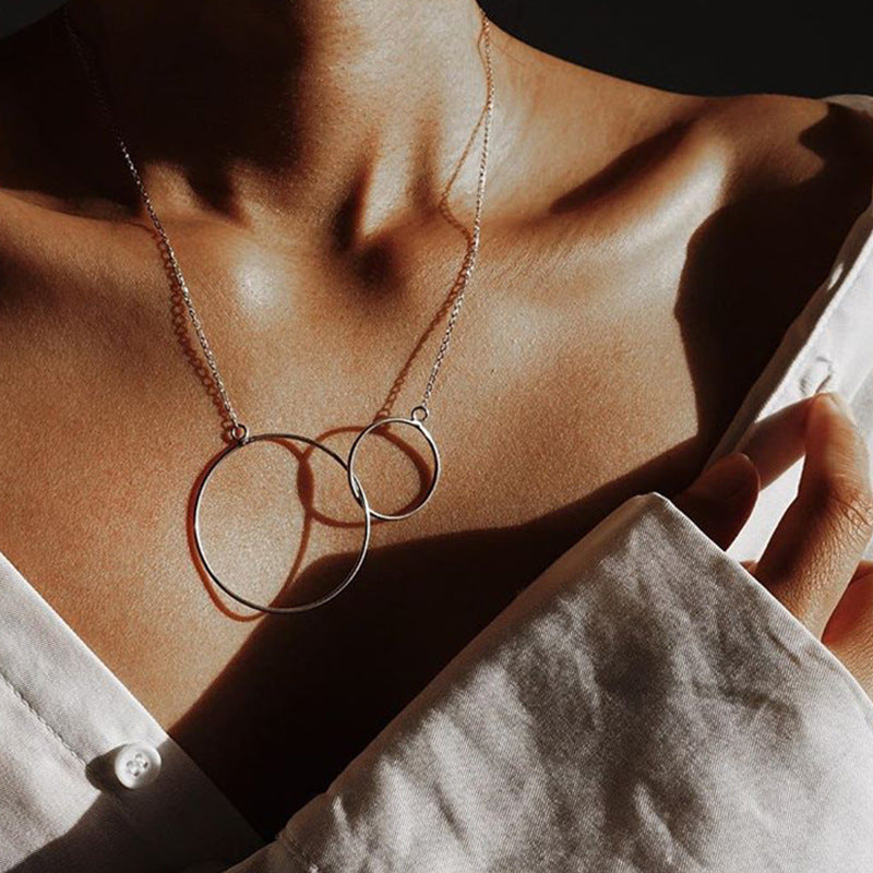 Double OT Chain Pendant Necklace ⭐4.8