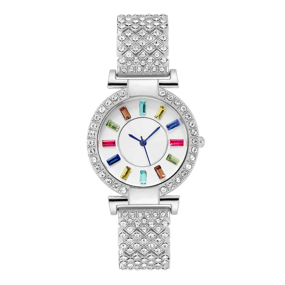 Big Colorful Crystal Women's Watch ⭐4.8