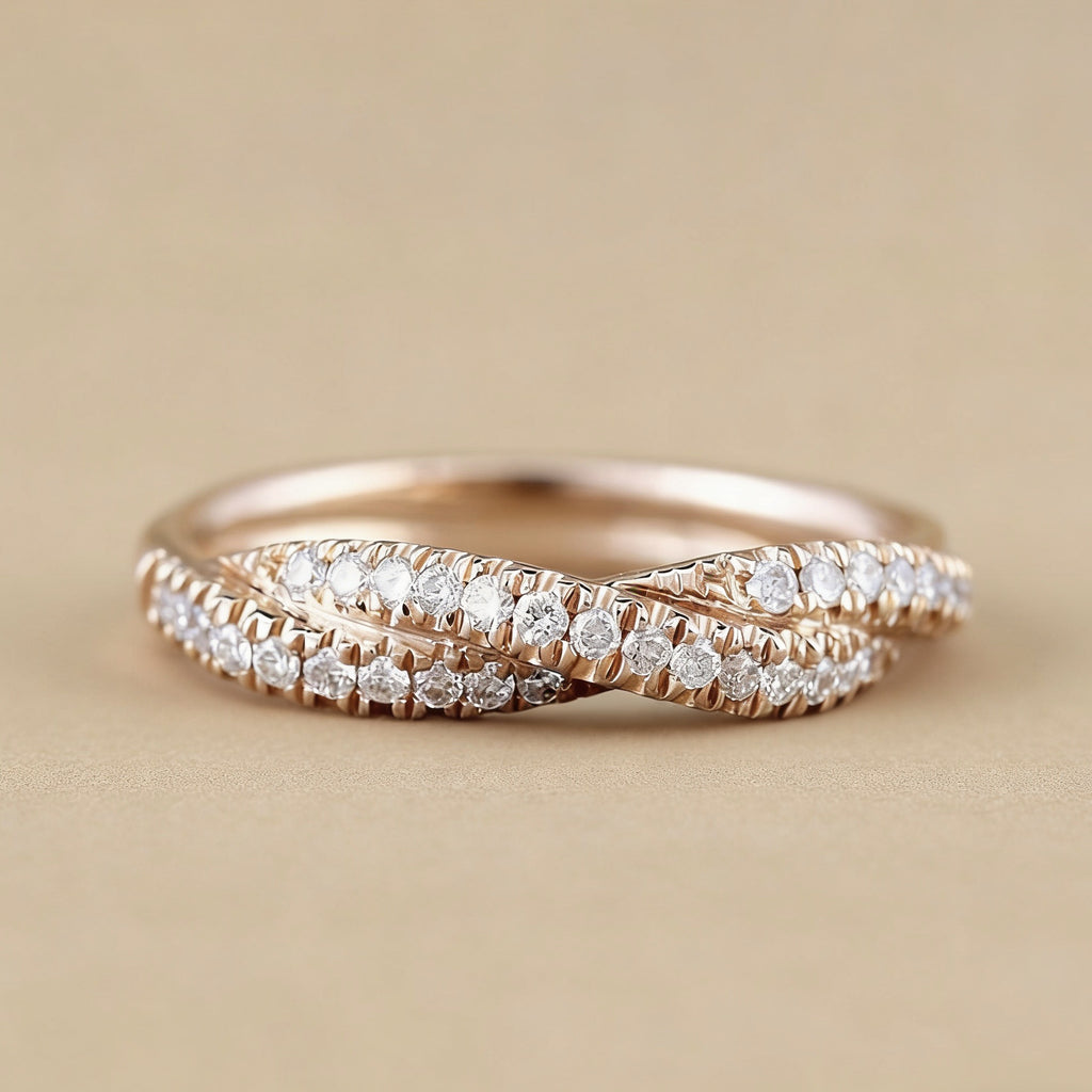Rope Cable Twist type Design Ring ⭐4.3