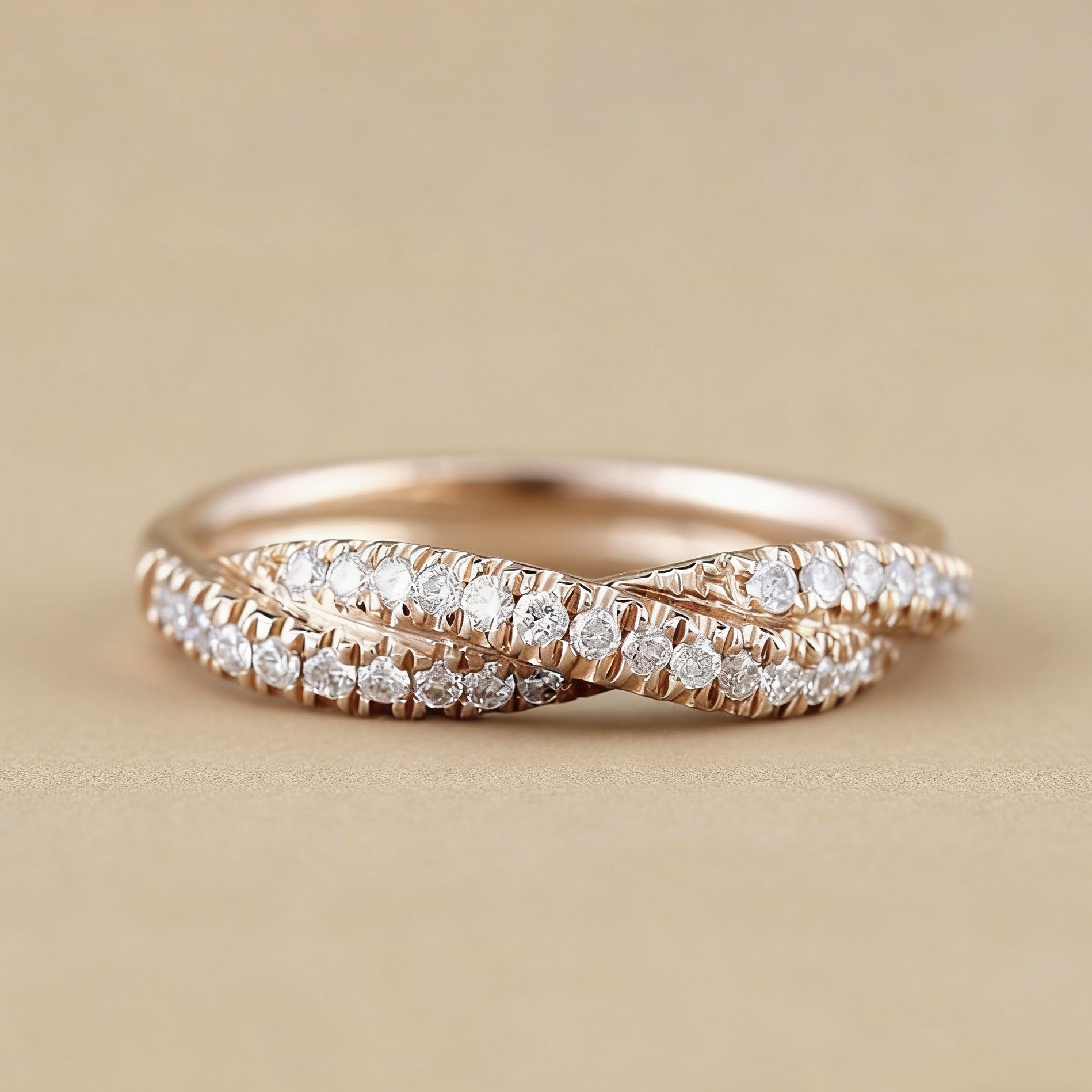 Rope Cable Twist type Design Ring ⭐4.3