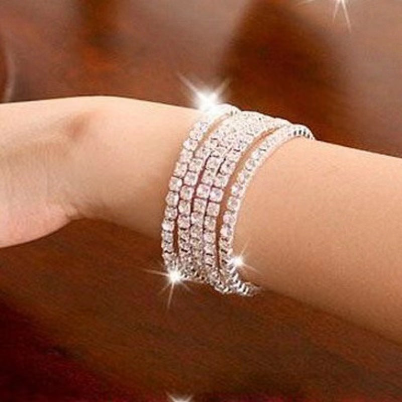 Full Diamond Elastic Bracelet ⭐4.4