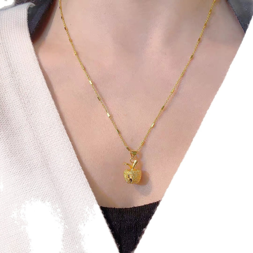Alloy Sparkling Pendant Necklace ⭐4.6