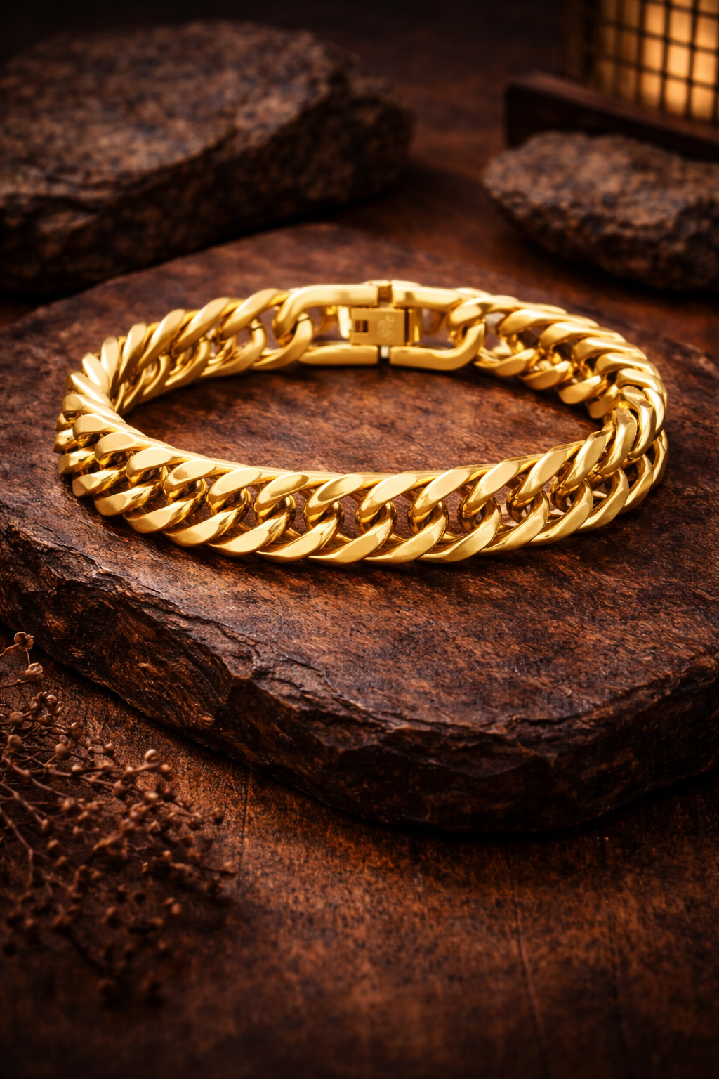 Titanium steel double buckle bracelet ⭐4.6