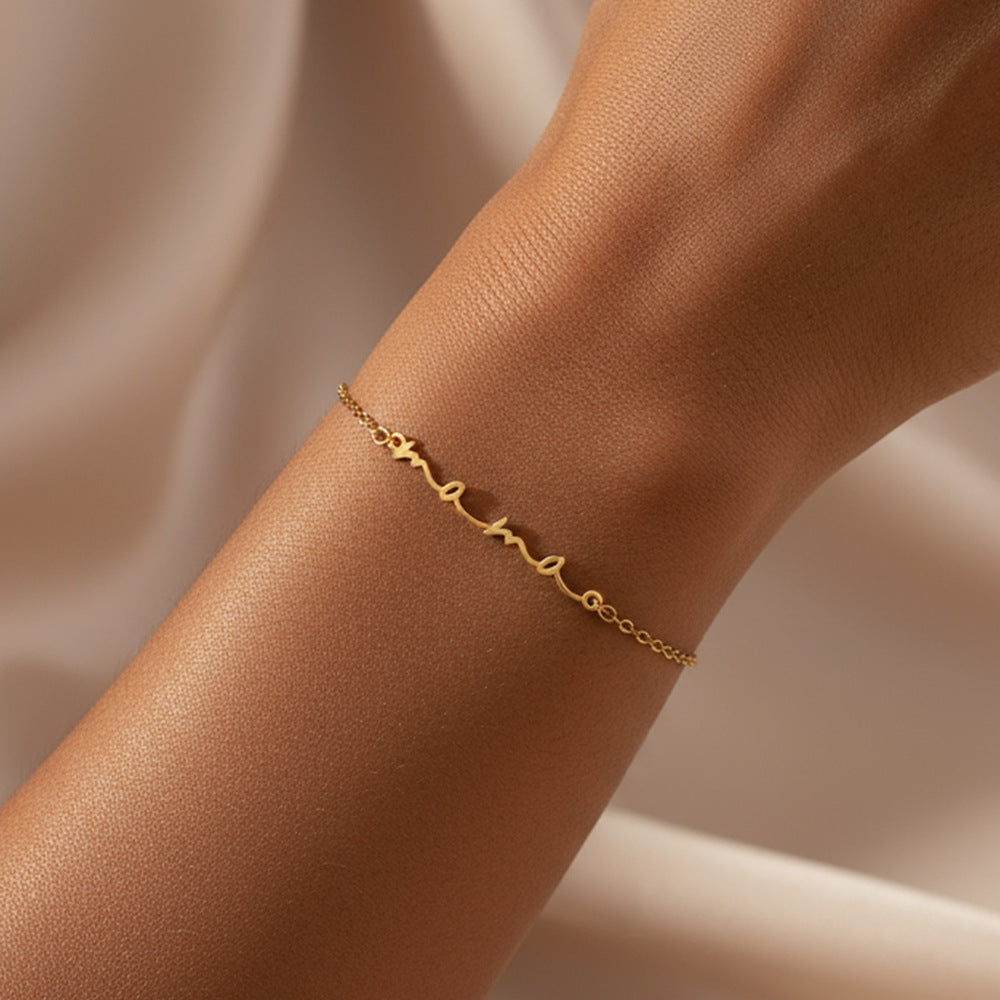Letter Pendant Versatile Bracelet ⭐4.3