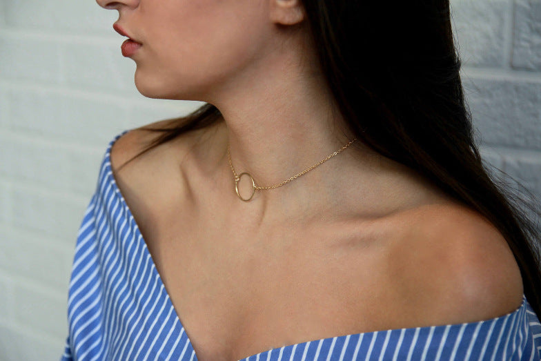 Alloy Ring with chain stlye Necklace ⭐4.2