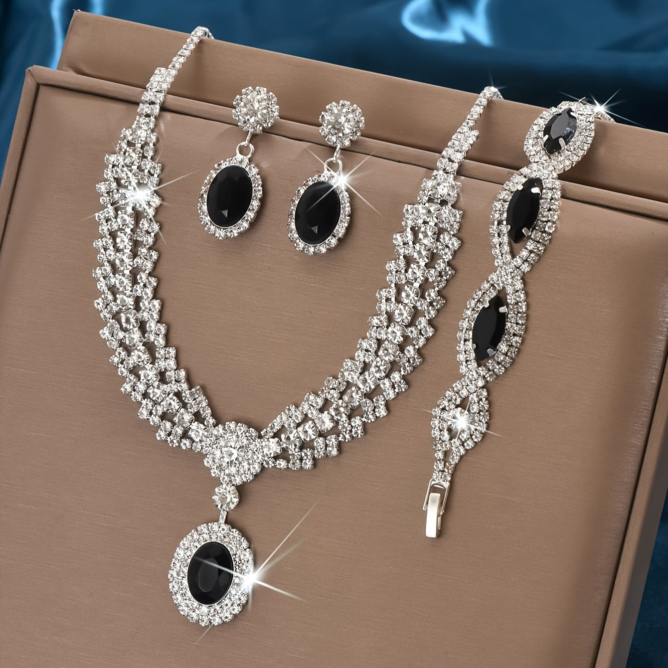Sapphire Necklace Combo Set ⭐4.6